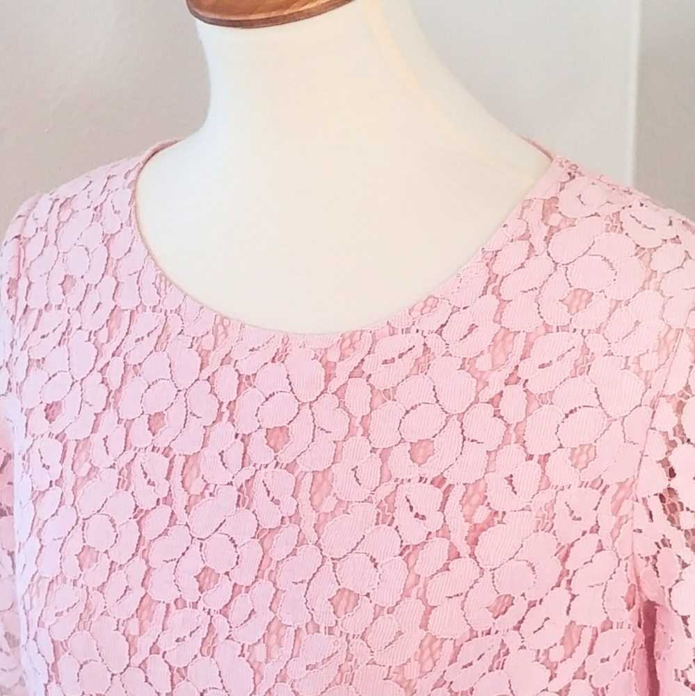BODEN Sophie Pink Lace Blouse - Picture 4 of 11